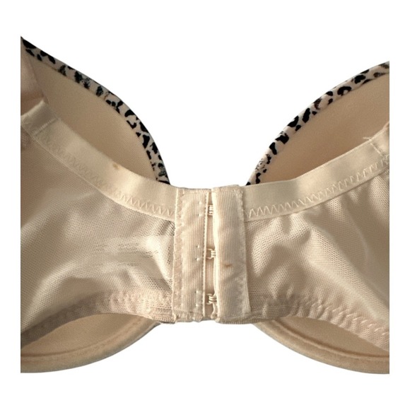 Adrienne Vittadini Leopard Print T-Shirt Bra, 38C - Picture 4 of 5